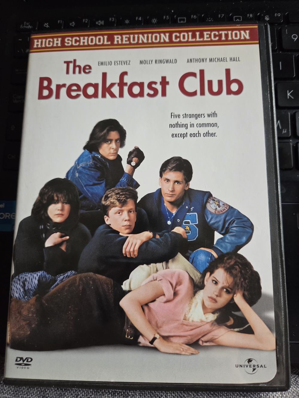 Universal The Breakfast Club DVD – White, Red, Blue Cover